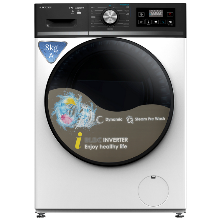 Máquina de Lavar Roupa Jocel JLR014177 8Kg 1200RPM Classe A