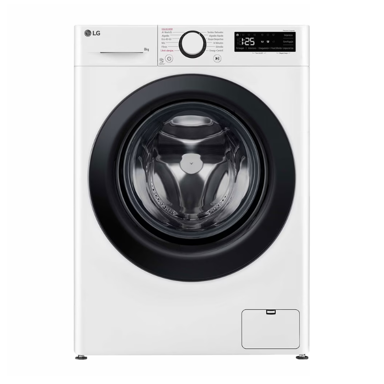 Máquina de Lavar Roupa LG 8Kg 1200RPM Classe A