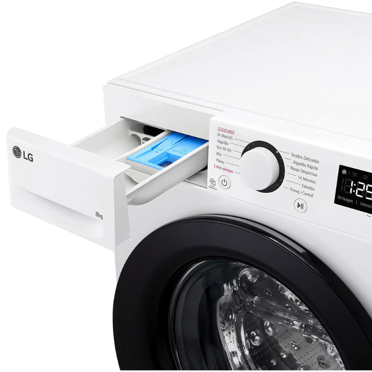 Máquina de Lavar Roupa LG 8Kg 1200RPM Classe A
