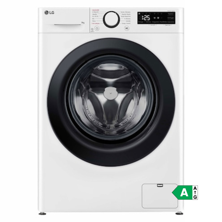 Máquina de Lavar Roupa LG F4WR6009A0W 9Kg 1400RPM Classe A Branco