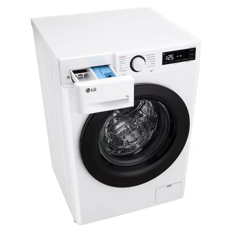 Máquina de Lavar Roupa LG F4WR6009A0W 9Kg 1400RPM Classe A Branco