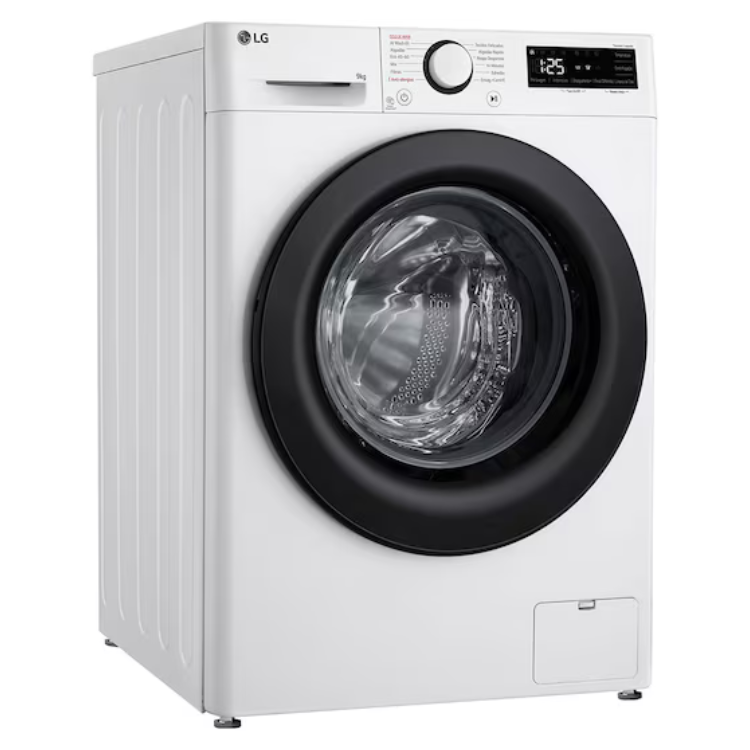 Máquina de Lavar Roupa LG F4WR6009A0W 9Kg 1400RPM Classe A Branco