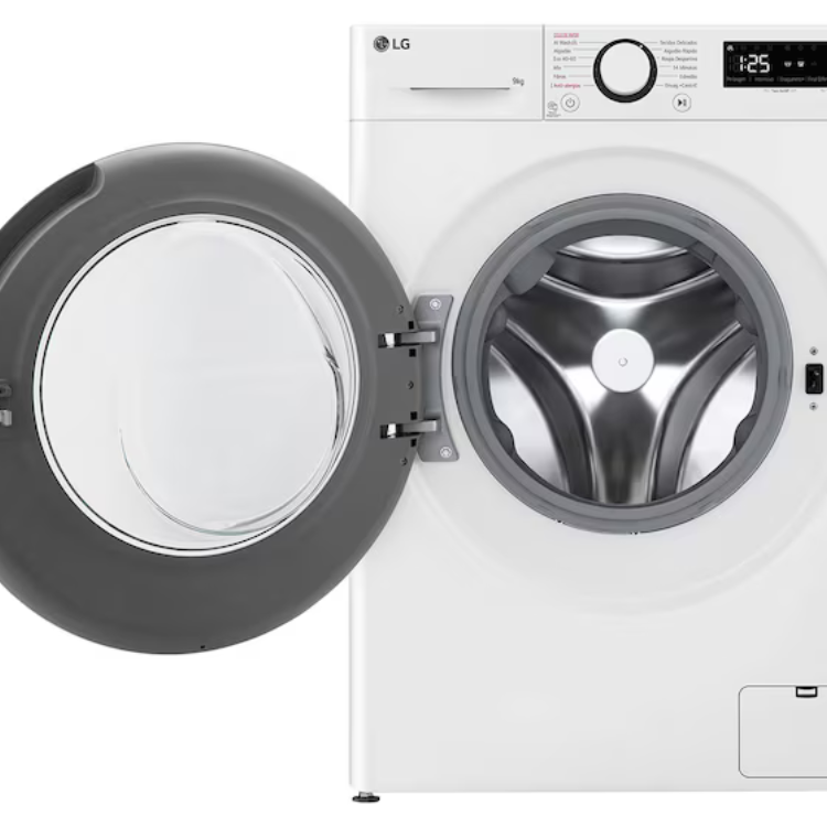 Máquina de Lavar Roupa LG F4WR6009A0W 9Kg 1400RPM Classe A Branco