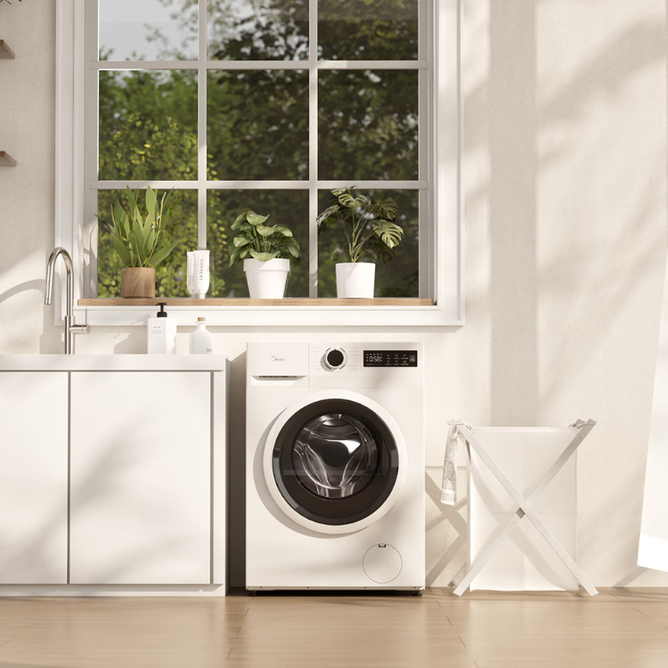 Máquina Lavar Roupa Midea MFG16W80BA10/W-ES 8Kg 1400RPM Classe A