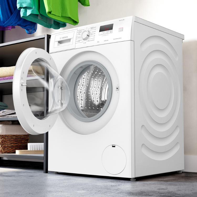 Máquina de Lavar Roupa Bosch Serie 2 WGE03400EP 8Kg 1400RPM Classe A Branco