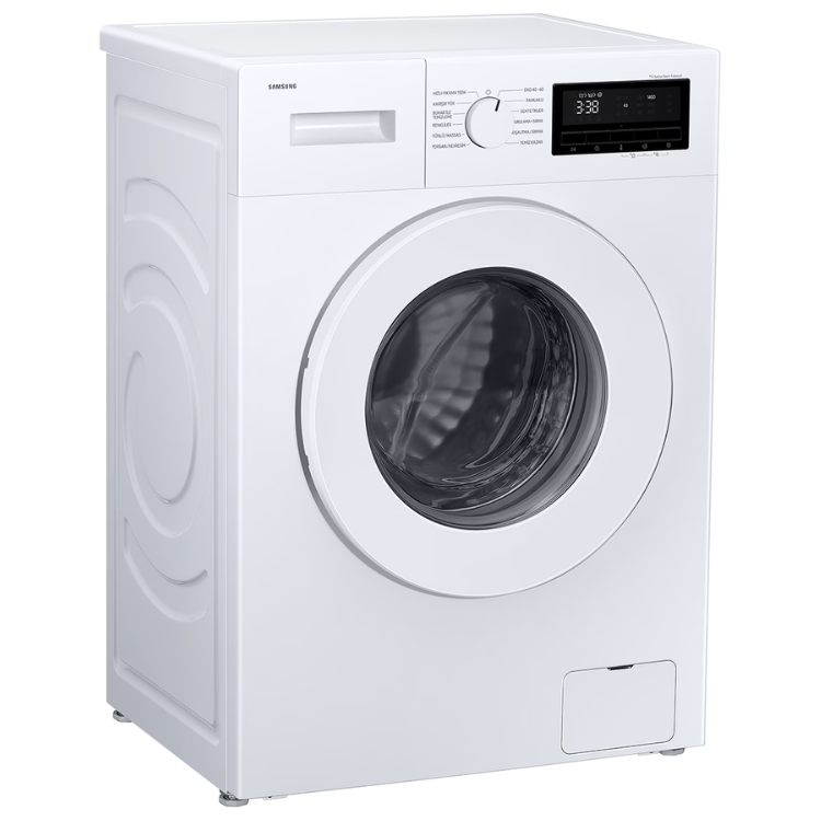 Máquina lavar roupa Samsung WW80FG3M05TWEC, 8Kg, 1400RPM, Classe A, branca.