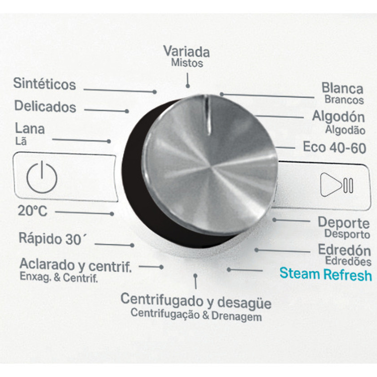 Máquina de Lavar Roupa Whirlpool FFB11489BVSPT 11Kg 1400RPM Classe A Branco