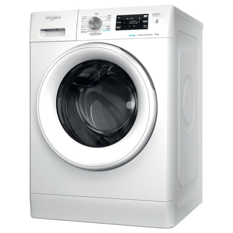 Máquina de Lavar Roupa Whirlpool FFB8258WVSP 8Kg 1200RPM Classe D Branco