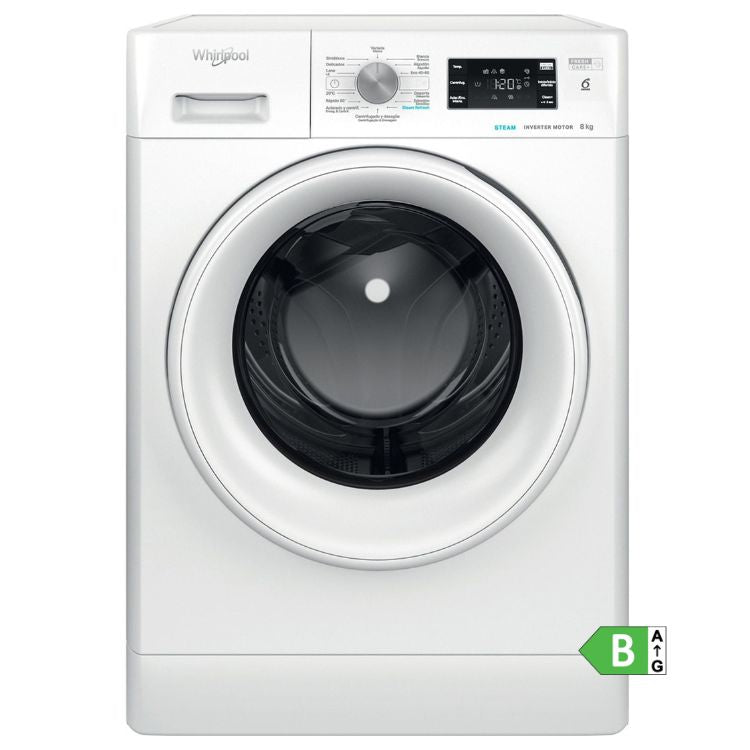 Máquina de Lavar Roupa Whirlpool FFB8258WVSP 8Kg 1200RPM Classe D Branco