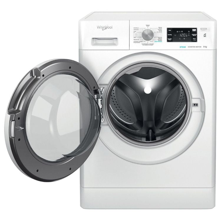 Máquina de Lavar Roupa Whirlpool FFB8258WVSP 8Kg 1200RPM Classe D Branco