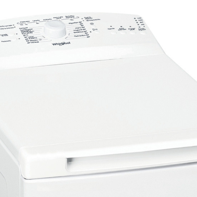 Máquina de Lavar Roupa Whirlpool TDLR7220LSSPN 7Kg 1200RPM Classe E Branco - Novo/Ligeiro Dano