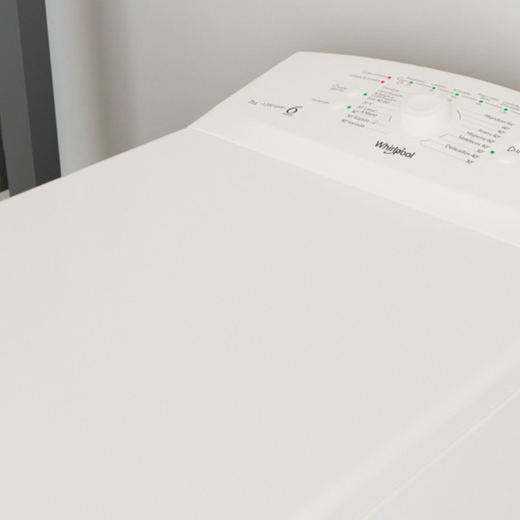 Máquina de Lavar Roupa Whirlpool TDLR7220LSSPN 7Kg 1200RPM Classe E Branco - Novo/Ligeiro Dano
