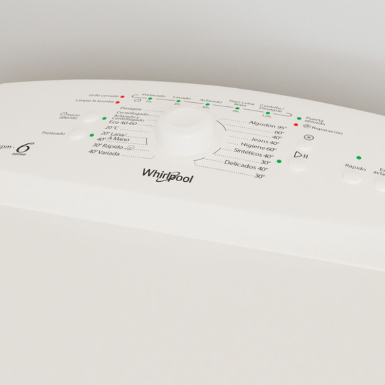 Máquina de Lavar Roupa Whirlpool TDLR7220LSSPN 7Kg 1200RPM Classe E Branco - Novo/Ligeiro Dano