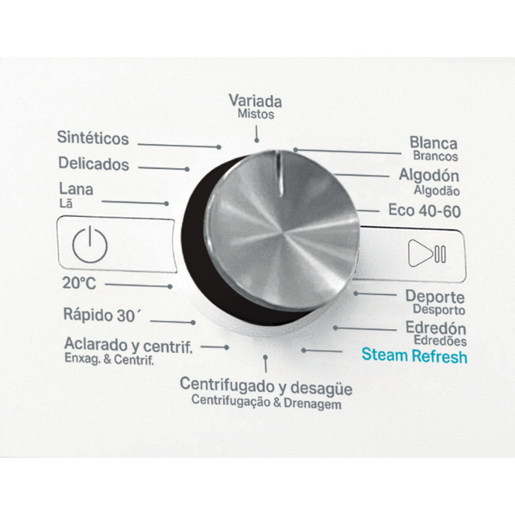Máquina de Lavar Roupa Whirlpool FFB8489BVSPT 8Kg 1400RPM Classe A Branco
