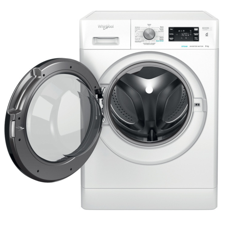 Máquina de Lavar Roupa Whirlpool FFB8489BVSPT 8Kg 1400RPM Classe A Branco