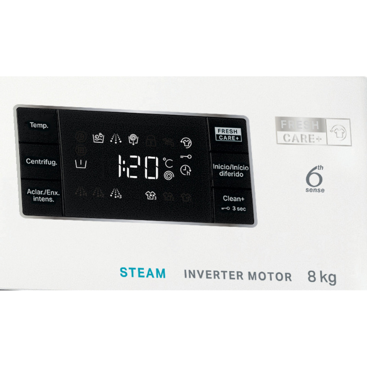 Máquina de Lavar Roupa Whirlpool FFB8489BVSPT 8Kg 1400RPM Classe A Branco