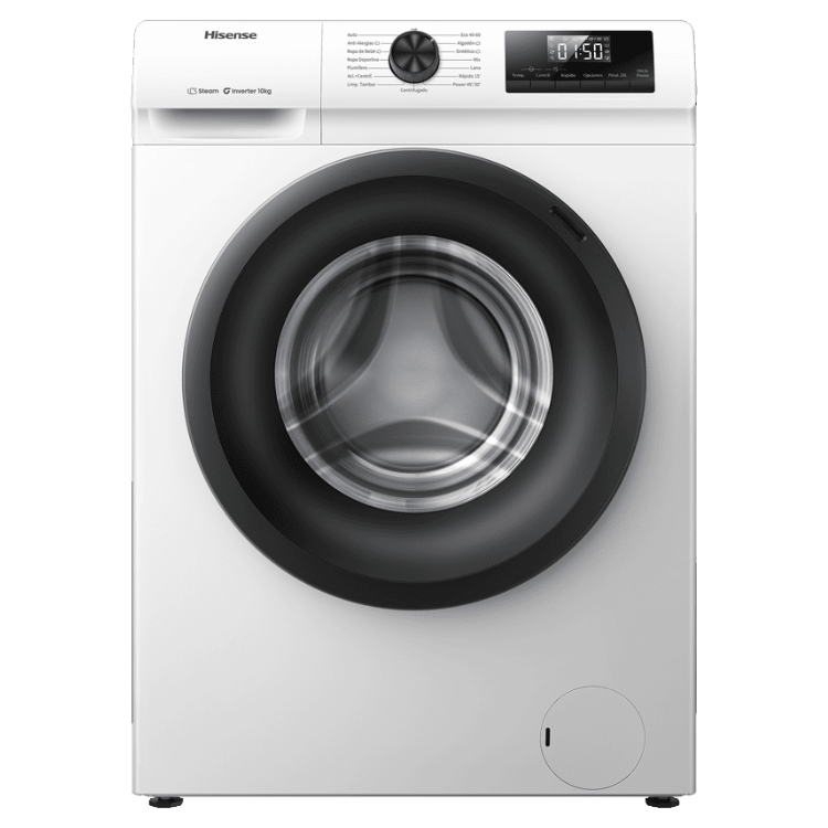 Máquina de Lavar Roupa Hisense WF1Q1041BW 10Kg 1400RPM Classe A Branco
