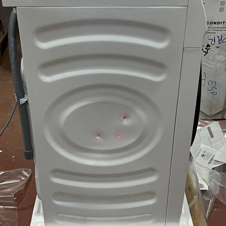 Máquina de Lavar Roupa Hisense WF1Q9041BW 9Kg 1400RPM Classe A Branco - Novo / Ligeiro Dano