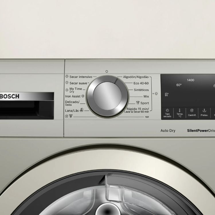 Máquina de Lavar e Secar Roupa Bosch Serie 4 WNA1341XES 9Kg/9Kg 1400RPM Classe E