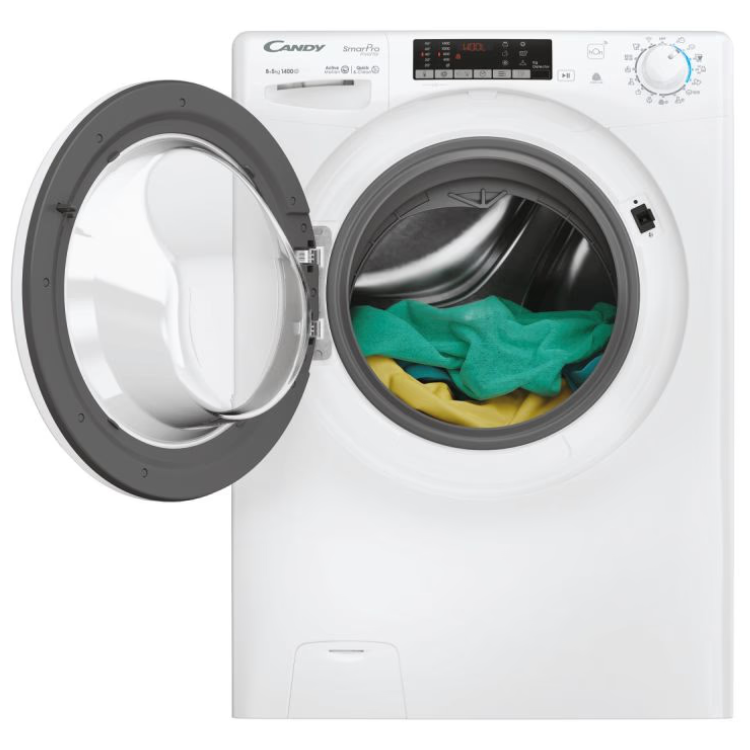 Máquina de Lavar e Secar Roupa Candy COW4854TW 8Kg/5Kg 1400RPM Classe D Branco