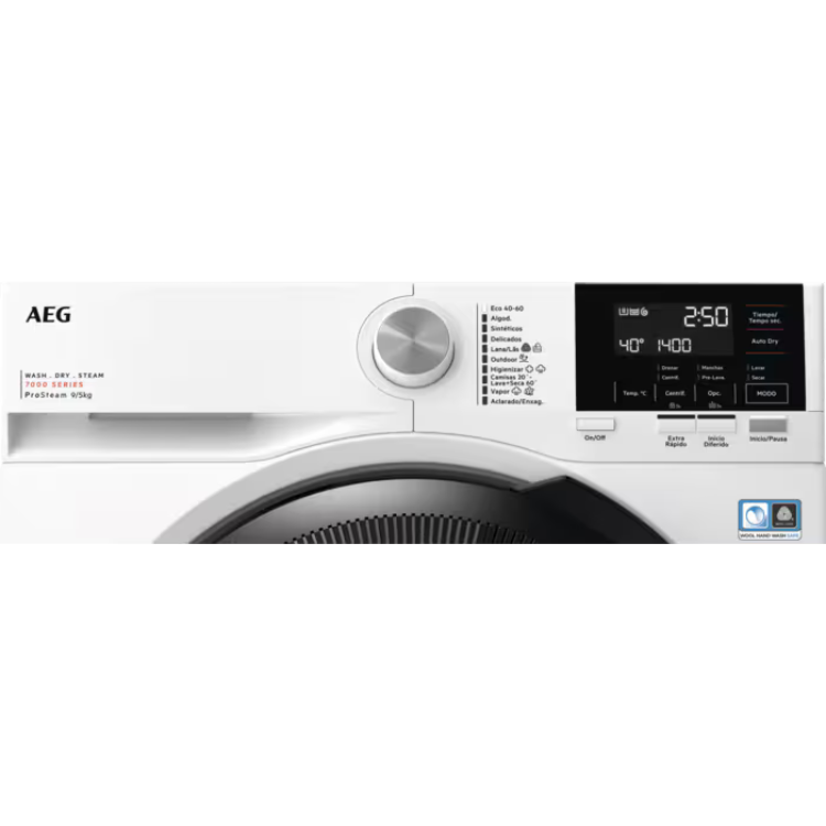 Máquina de Lavar e Secar Roupa AEG LWR7396O4B 9Kg/6Kg 1600RPM Classe D Branco