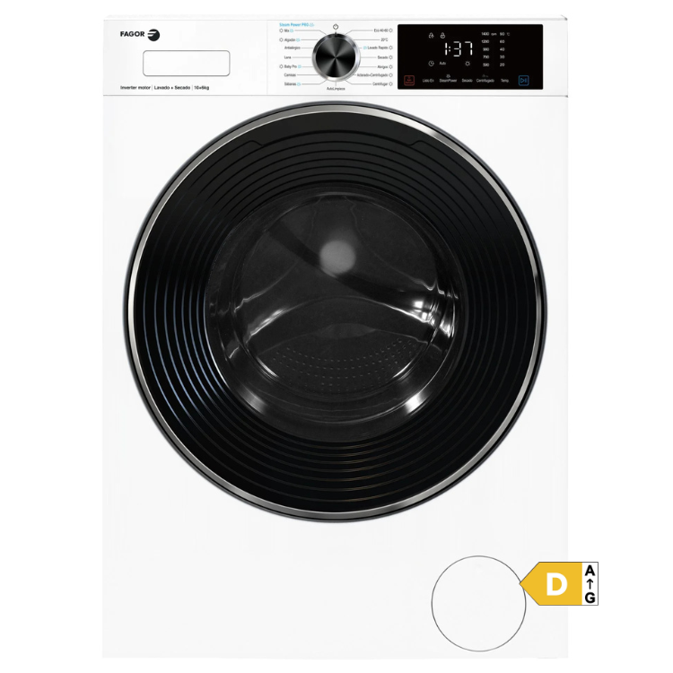 Máquina de Lavar e Secar Roupa Fagor 5FS-106714 10Kg/6Kg 1400RPM Classe D