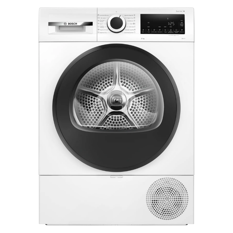 Máquina de Secar Roupa Bosch Serie 6 WQG233D0ES 8Kg Bomba de Calor Classe A - Artigo de Exposição