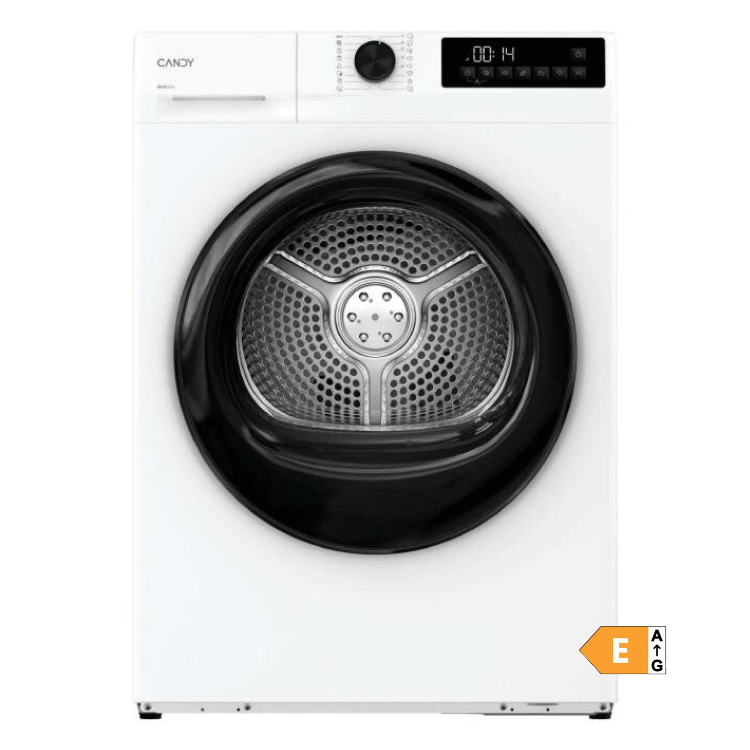 Máquina de Secar Roupa Candy GDL8N1BS 8Kg Classe E Branco