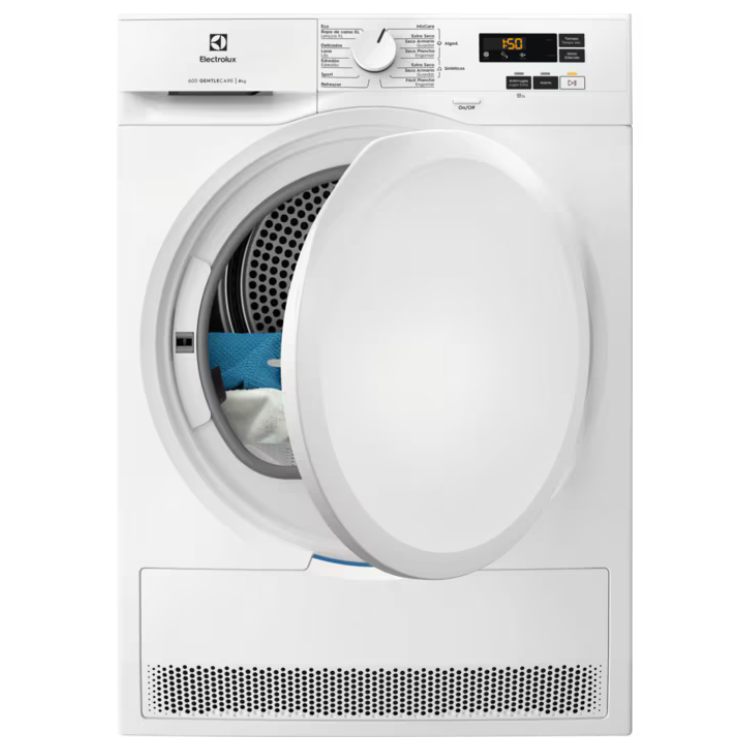 Máquina de Secar Roupa Electrolux EDI618Y1ZO 8Kg Classe E Branco