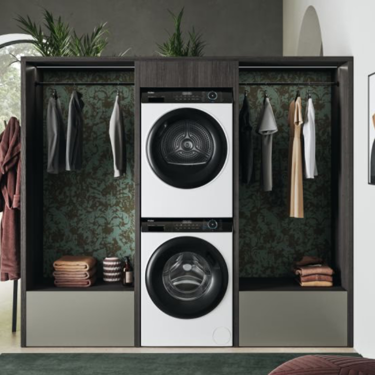 Máquina de Secar Roupa Haier HD90A2939IB 9Kg Classe E Branco