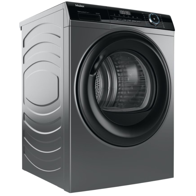 Máquina de Secar Roupa Haier HD90-A3939R-S 9Kg Classe B Preto