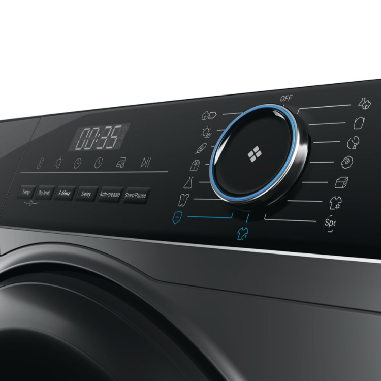 Máquina de Secar Roupa Haier HD90-A3939R-S 9Kg Classe B Preto