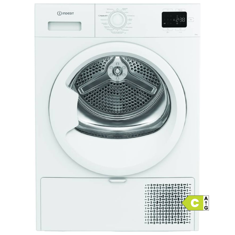 Máquina de Secar Roupa Indesit CYD84DWWSPT 8Kg Classe C