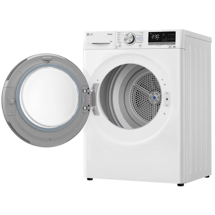 Máquina de Secar Roupa LG RH90V5AV6N 9Kg Classe A++ Branco