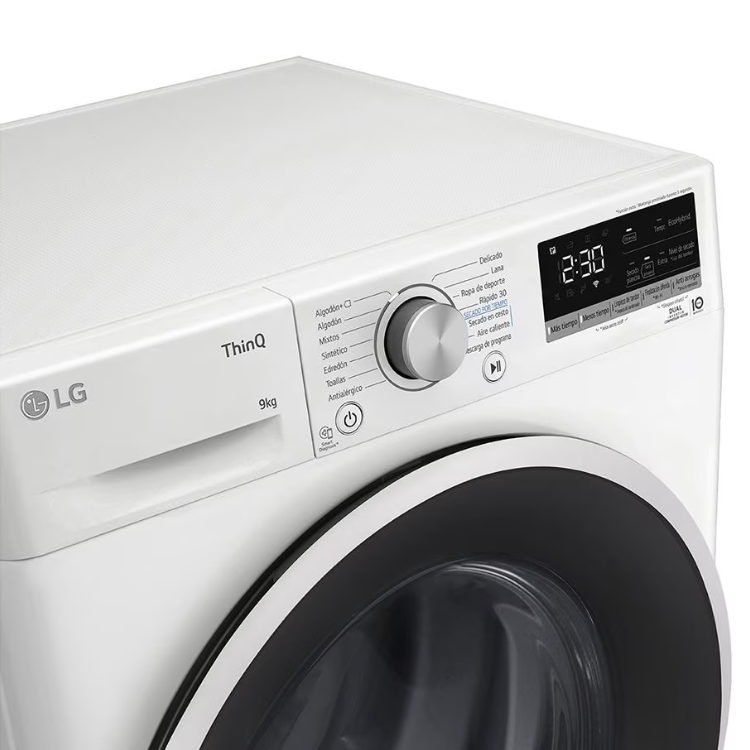 Máquina de Secar Roupa LG RH90V5AV6N 9Kg Classe A++ Branco