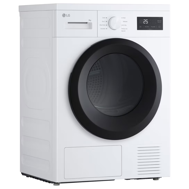 Máquina de Secar Roupa LG RHA1008NWK 8Kg Classe D Branco