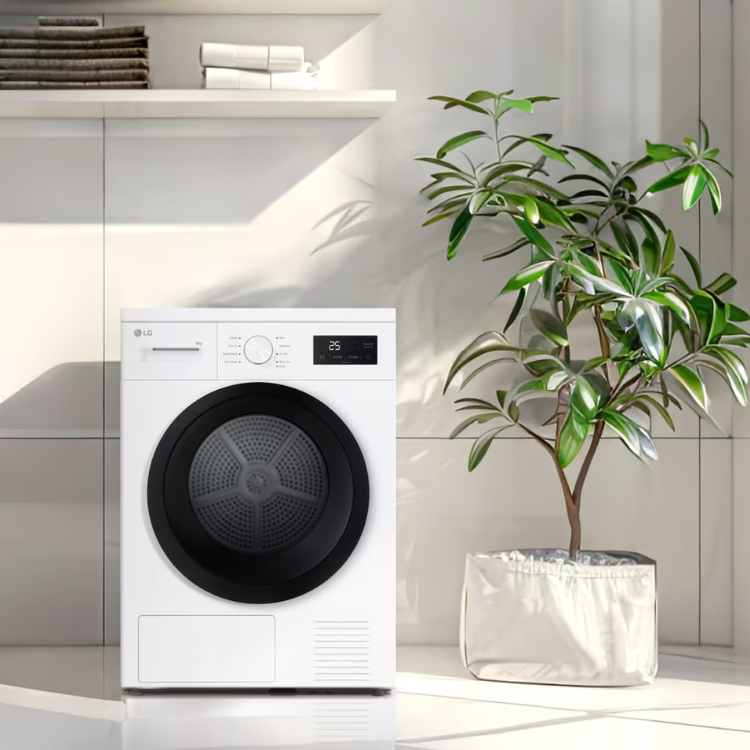 Máquina de Secar Roupa LG RHA1008NWK 8Kg Classe D Branco