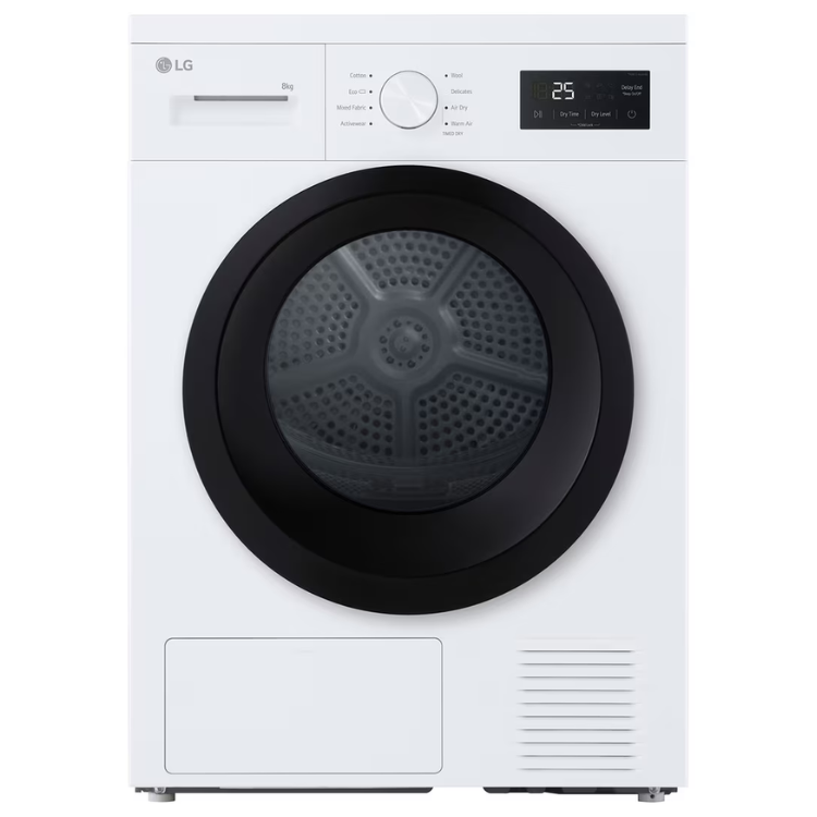 Máquina de Secar Roupa LG RHA1008NWK 8Kg Classe D Branco