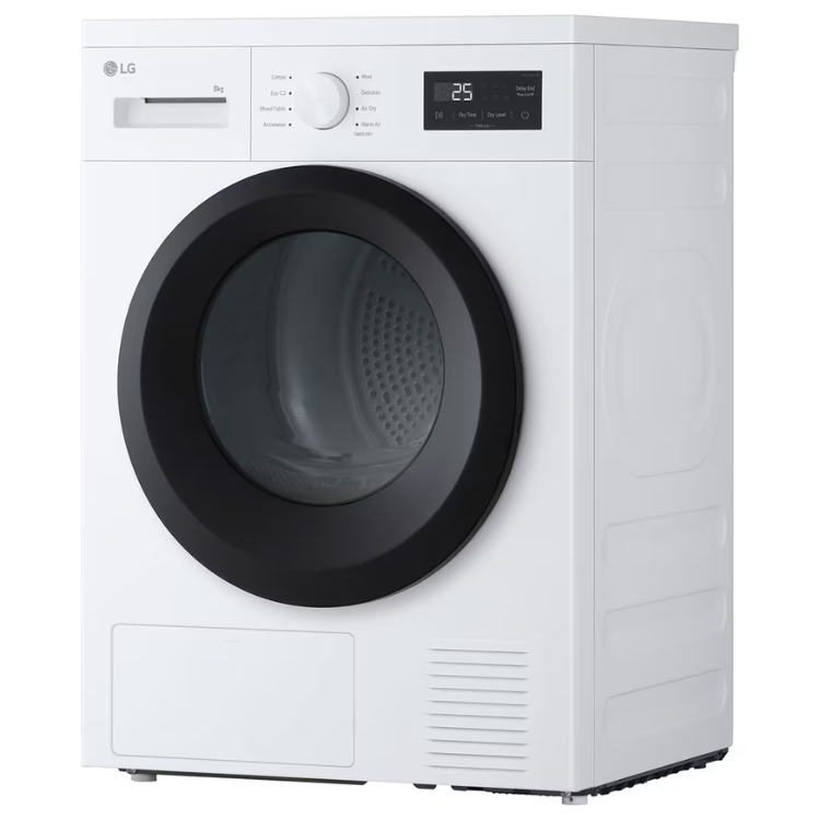 Máquina de Secar Roupa LG RHA1008NWK 8Kg Classe D Branco