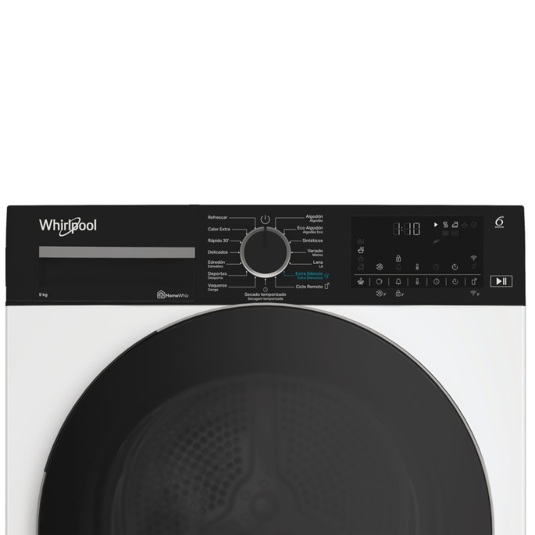Máquina de Secar Roupa Whirlpool CWD94MWBSSPT 9Kg Classe C Branco