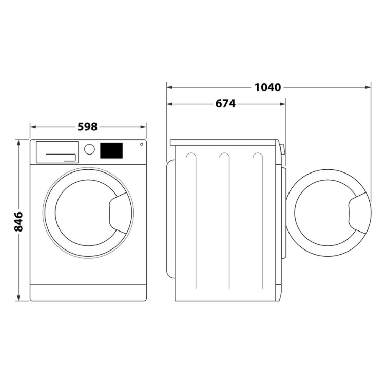 Máquina de Secar Roupa Whirlpool CWD113MWBSSPT 11Kg Classe D Branco