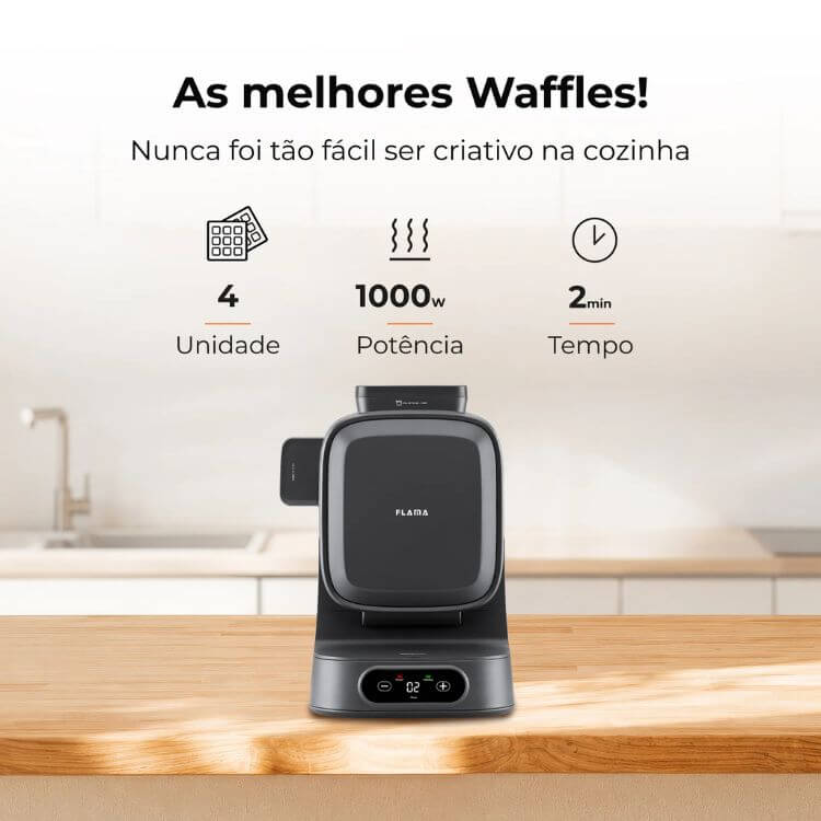 Máquina de Waffles Vertical Flama 4907FL