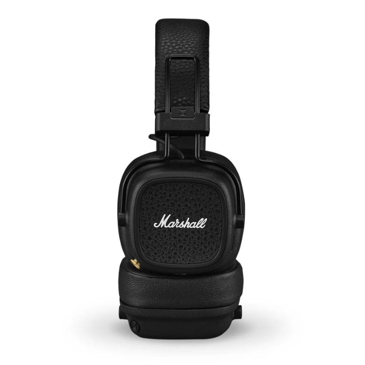 Black Marshall Major V on-ear headphones with white logo