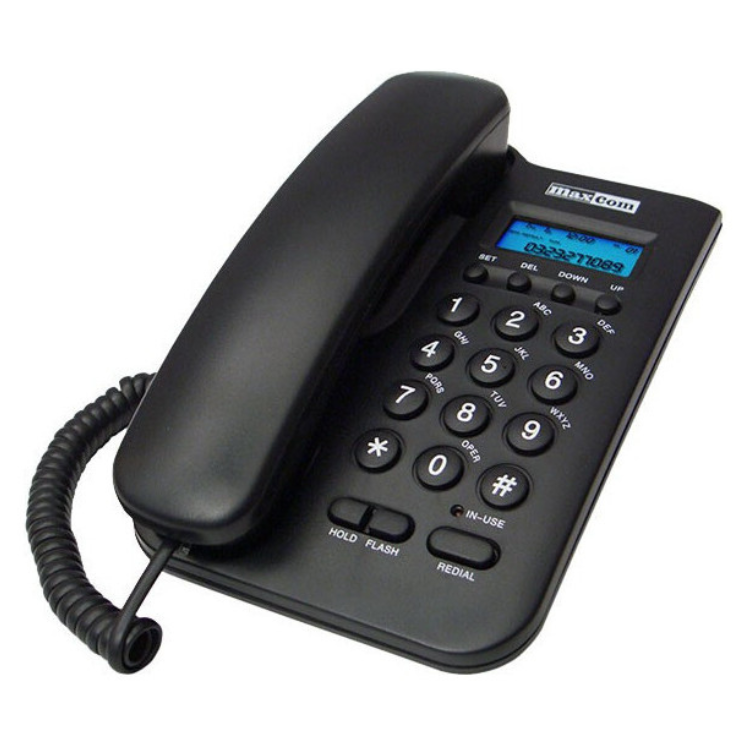 Telefone Fixo Maxcom KTX100 Preto