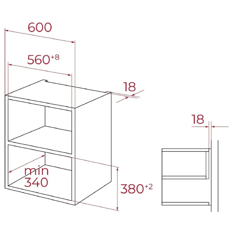 Microondas de Encastre Teka MSEG825FI 25L 900W