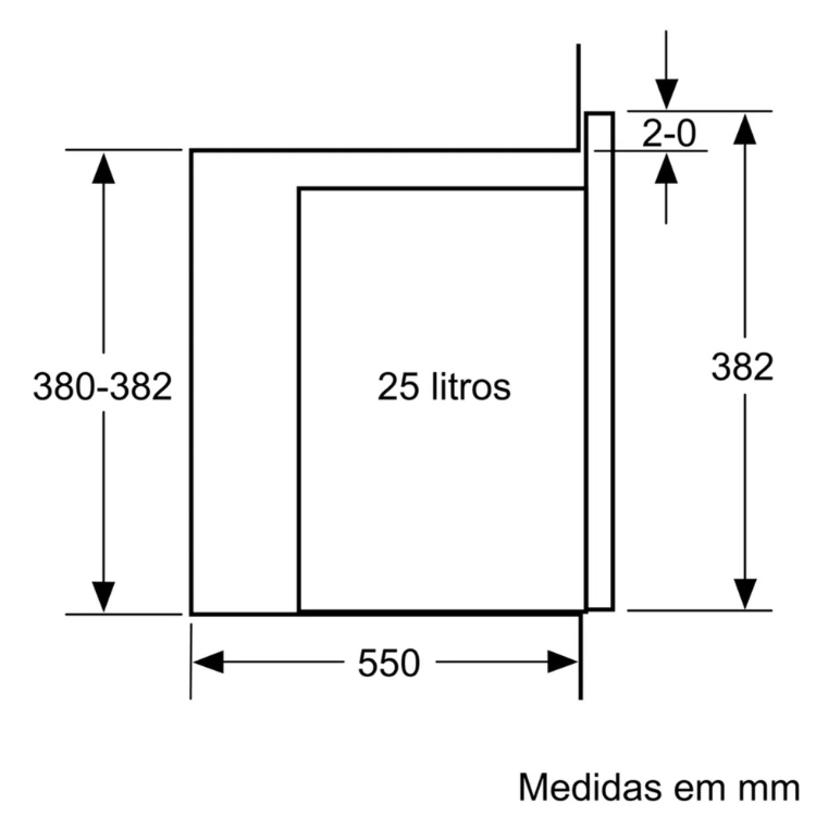 Microondas de Encastre Siemens IQ500 BE555LMB1 25L 900W