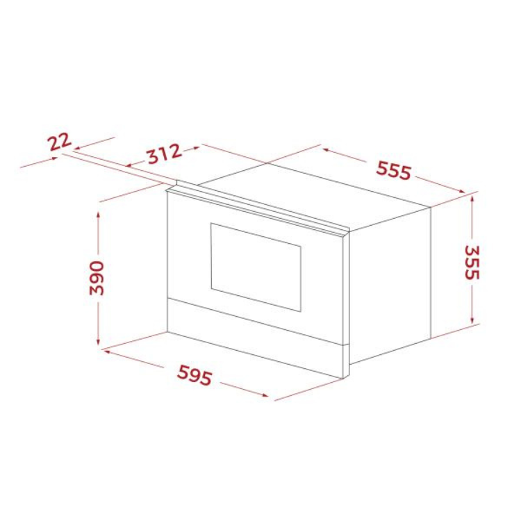 Microondas de Encastre Teka Van Gogh ML82 22L 850W