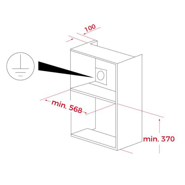 Microondas de Encastre Teka Van Gogh ML82 22L 850W