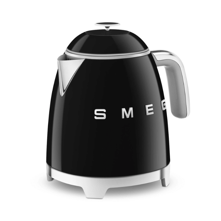 Mini Chaleira Elétrica Smeg Anni 50 0,8L Preto