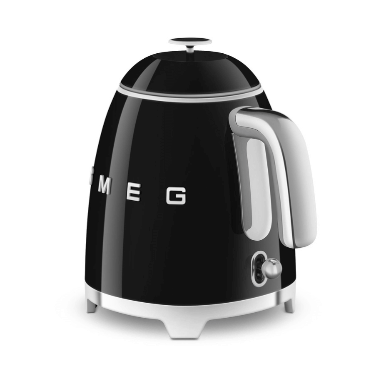 Mini Chaleira Elétrica Smeg Anni 50 0,8L Preto
